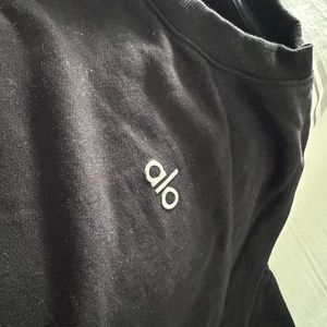 Alo Yoga XL Black Crew Sweatshirt